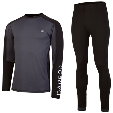 Zestaw męski Dare 2b Exchange III Thermal Baselayer Set czarny/szary Black/Ebony
