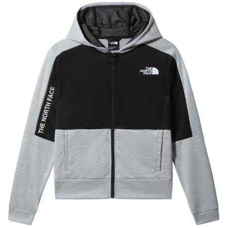 Bluza damska The North Face Ma Full Zip Fleece 2022 szary/czarny Tnflightgreyhthr/Tnfblack