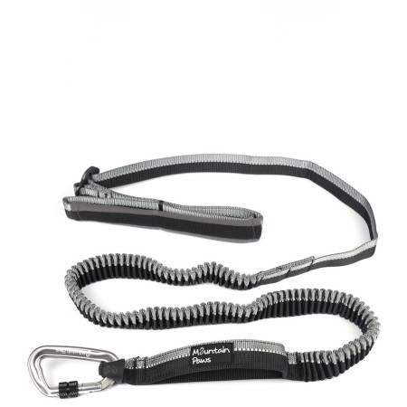 Smycz z amortyzatorem Mountain Paws Shock Absorber Dog Lead czarny Black