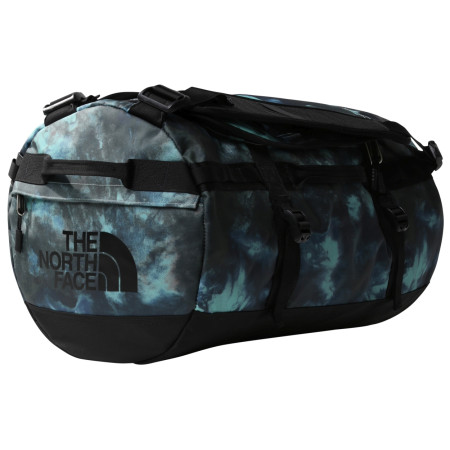 Torba podróżna The North Face Base Camp Duffel - S 2023 niebieski/szary Wasabiicedyeprint/Tnfblck