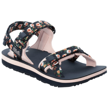 Sandały damskie Jack Wolfskin Outfresh Deluxe Sandal W ciemnoniebieski night blue all over