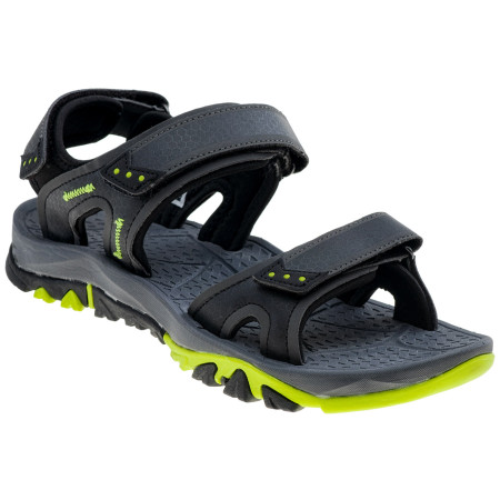 Sandały męskie Elbrus Lidden czarny Black/DarkGrey/Lime