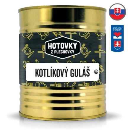 Danie główne Hotovky z plechovky Gulasz z kociołka 800ml