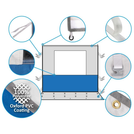 Ścianka boczna Brunner Sidewall Set Sunny Van Roof