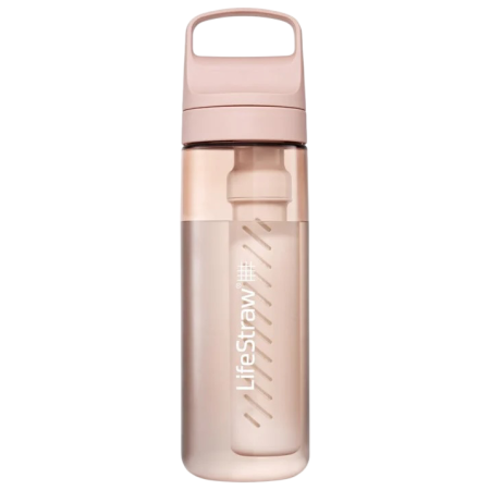 Butelka filtrująca LifeStraw Go 2.0 Water Filter Bottle 650 ml różowy Cherry Blossom Pink