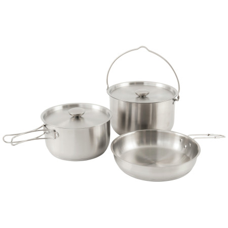 Zestaw naczyń Outwell Supper Set L srebrny Silver