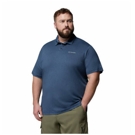 Koszulka męska Columbia Parsons Point™ Polo niebieski Collegiate Navy, Heather, Mntn Blue