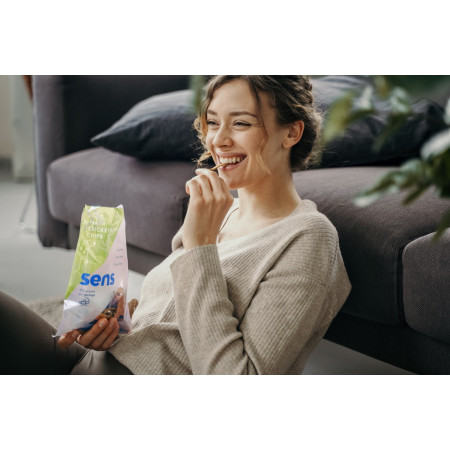 Chipsy Sens z białkiem świerszcza - Mak & Morska sól (80g)