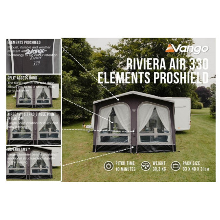 Przedsionek Vango Riviera Air 330 Elements ProShield