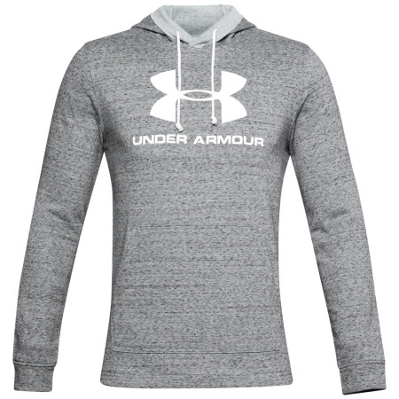 Męska bluza Under Armour Sportstyle Terry Logo Hoodie zarys EnamelBlueFullHeather//White