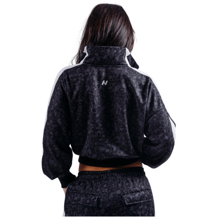 Bluza damska Nebbia Half-Zip Leopard Sweatshirt Primal