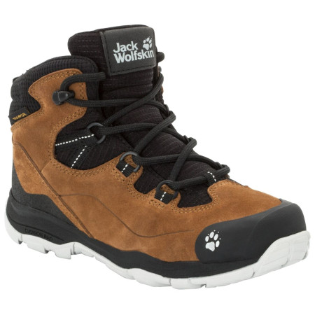 Buty dziecięce Jack Wolfskin Mtn Attack 3 Lt Texapore Mid K brązowy DesertBrown/Black