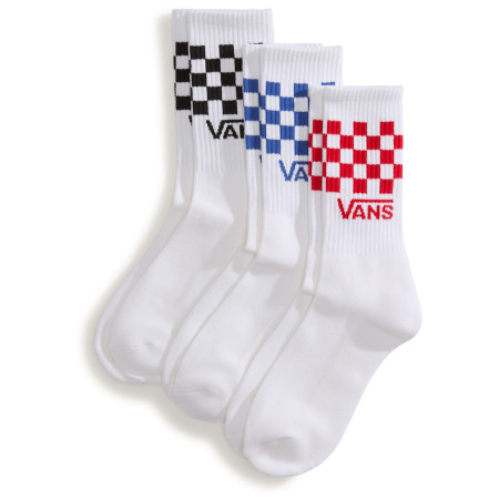 Skarpetki Vans Classic Check Crew biały CHECKERBOARD White