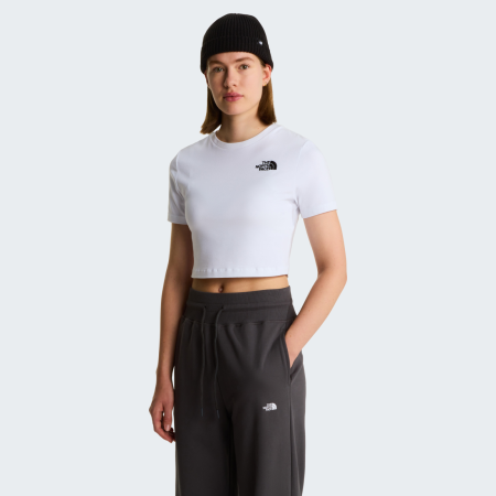 Koszulka damska The North Face Essential Cropped Slim Short Sleeve Tee