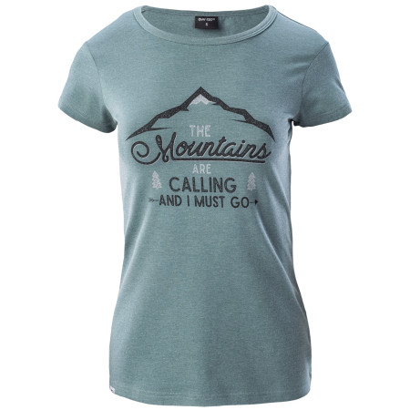 Koszulka damska Hi-Tec Lady Nulis zarys Silver Pine Melange