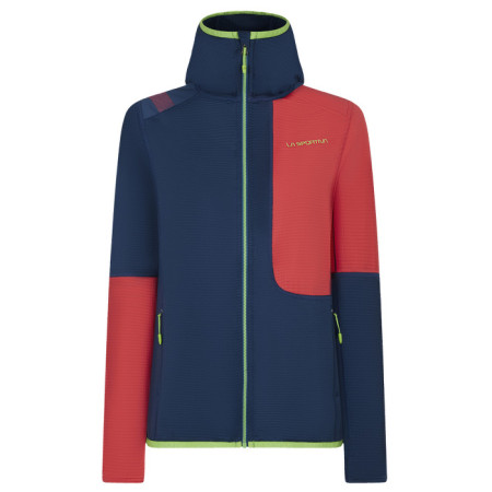 Kurtka damska La Sportiva Granite Hoody W niebieski/różowy Opal/Hibiscus