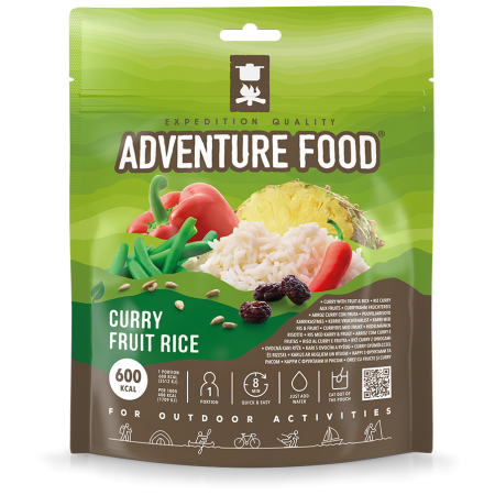 Suszona żywność Adventure Food Ovocná Kari Rýže 146g zielony