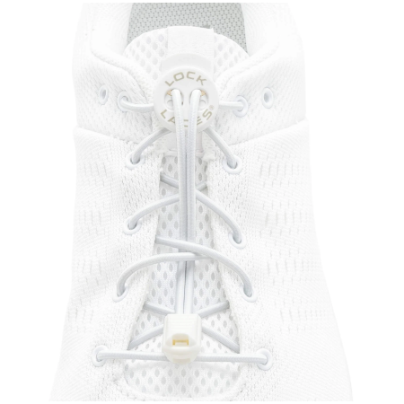 Sznurowadła Lock Laces Solid biały White Solid