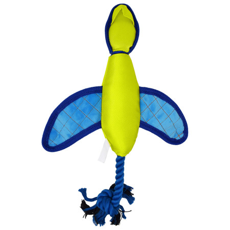 Zabawka dla psa Nerf Dog Launching Duck 42cm niebieski/żółty modrá