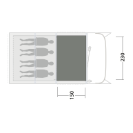 Dywan do namiotu Outwell Cozy Carpet Monterey 4 Air