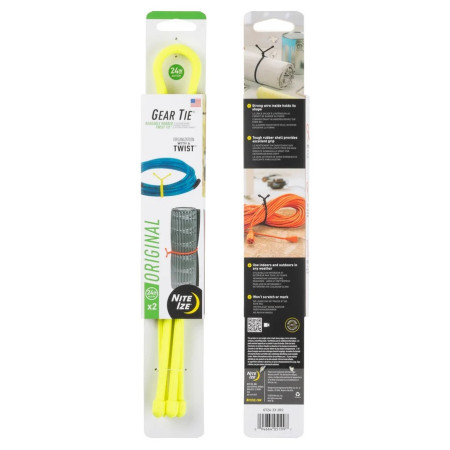 Drut mocujący Nite Ize Gear Tie 24" żółty Neonově žlutá