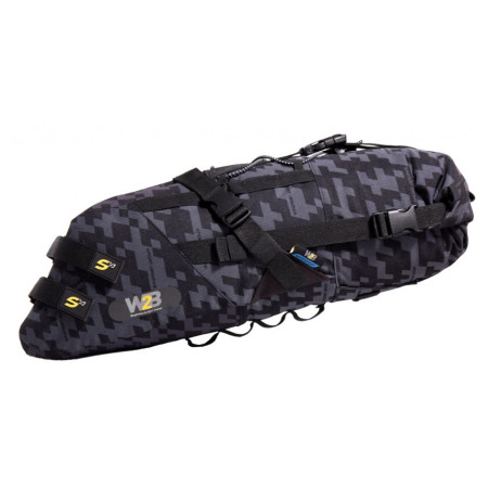 Torebka pod siodło Sport Arsenal Art. 622 czarny/szary PixelMask