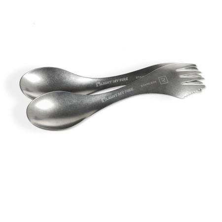 Spork Light My Fire Swedish Spork 2-pack srebrny stainless
