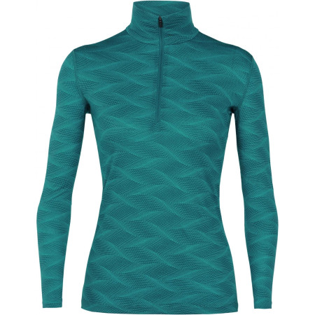 Koszulka damska Icebreaker Women`s 200 Oasis Long Sleeve zielony Kingfisher/ArcticTeal