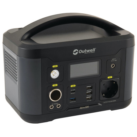 Przenośna stacja zasilania Outwell Akira 600 Power Station zarys Blue Shadow