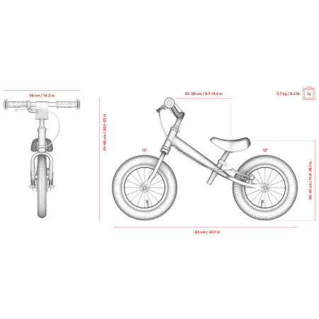 Rowerek biegowy Yedoo TooToo