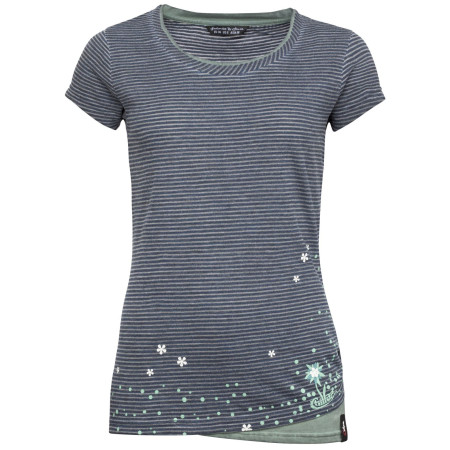 Koszulka damska Chillaz Fancy Little Dot 2021 ciemnoniebieski IndigoBlueStripesWashed