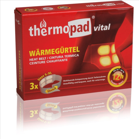Pas rozgrzewający Yate Thermopad pas 3szt