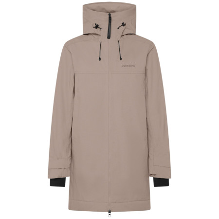 Płaszcz softshellowy damski Didriksons Eris Wns Parka beżowy Ash Brown