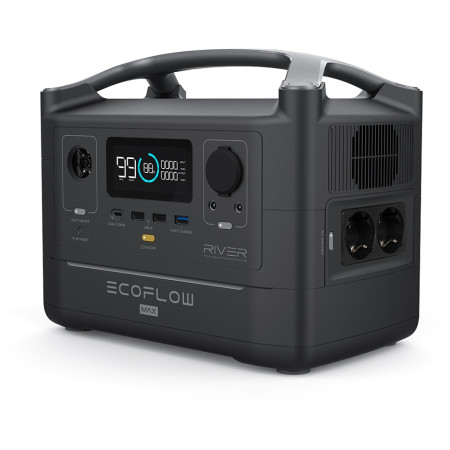 Przenośna stacja zasilania EcoFlow River600 MAX czarny