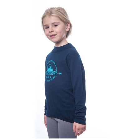 Dziecięca koszulka Sensor Merino DF Territory