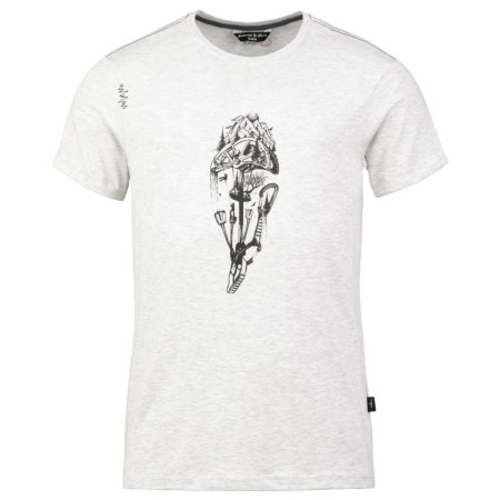 Koszulka męska Chillaz Friend zarys light grey melange
