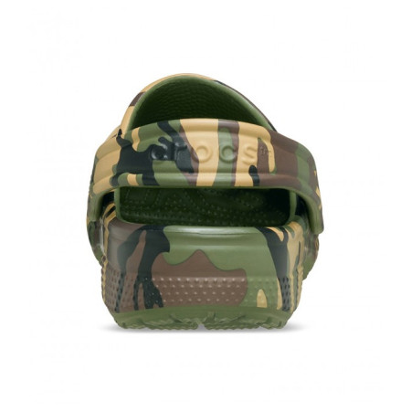 Kapcie dziecięce Crocs Classic Camouflage Clog Army Green/Multi