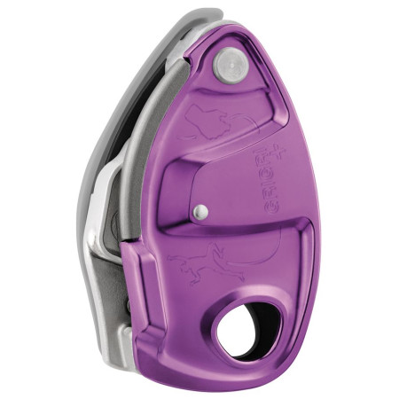 Przyrząd asekuracyjny Petzl GriGri + fioletowy Purple