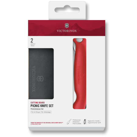 Zestaw piknikowy Victorinox Picnic knife set czerwony red
