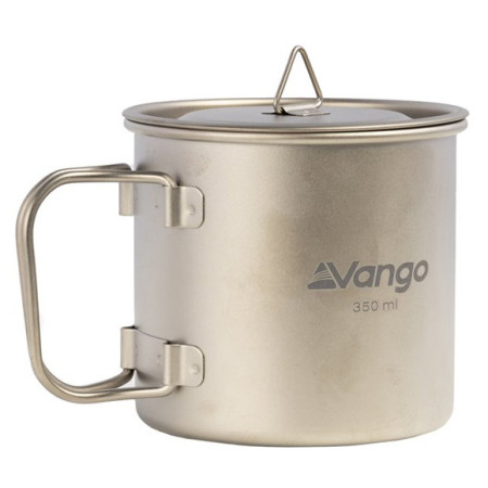 Kubek Vango Titanium Single Walled 350ml Mug srebrny Titanium