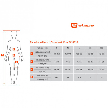 Damskie spodenki kolarskie Etape Elsa