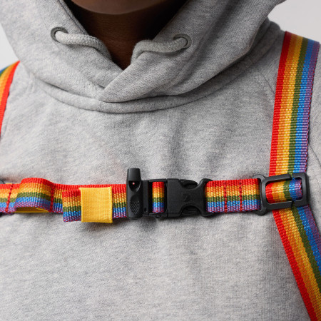 Pas do pomiaru tętna Fjällräven Kånken Rainbow Chest Strap