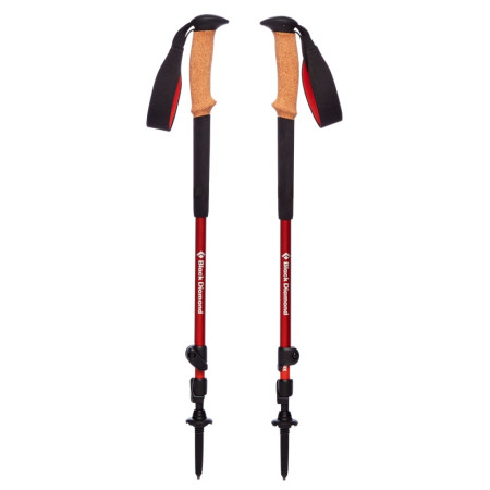 Kije trekkingowe Black Diamond Trail Cork czerwony Picante