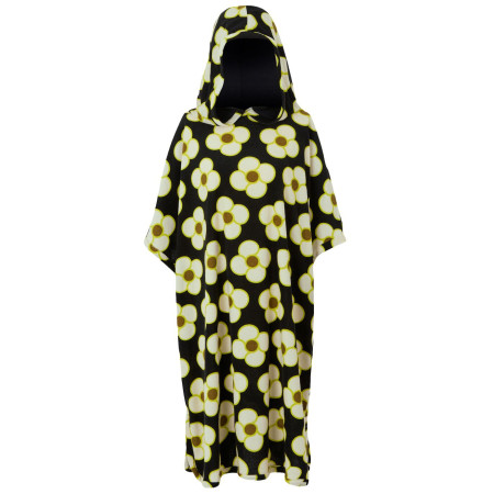 Ponczo Regatta Orla Towelling Robe II czarny/żółty SpinFlwrBlck