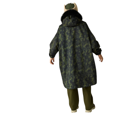 Płaszcz nieprzemakalny dziecięcy Regatta Junior Waterproof Changing Robe Pro Bark Green