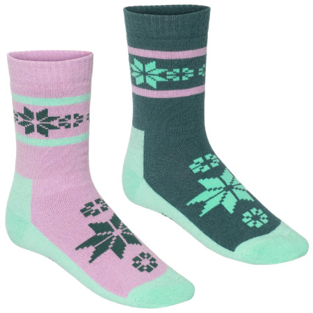 Zestaw skarpetek Kari Traa Rusa Sock 2Pk różowy/fioletowy Lily