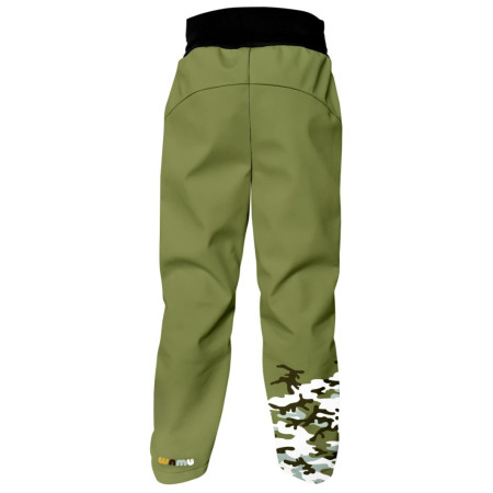 Dziecięce spodnie softshellowe WAMU Khaki
