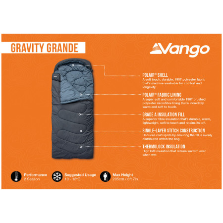 Śpiwór Vango Gravity Grande