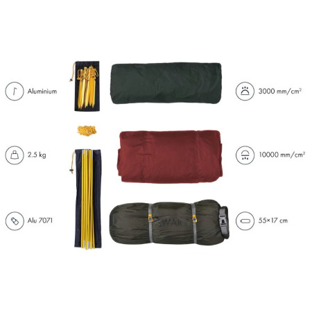 Namiot turystyczny Warg Alp 3