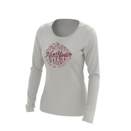 Koszulka damska Northfinder Blakely beżowy creamwhite